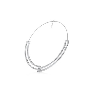 Elegante Collar de Plata de Ley 925 con Diamantes Cultivados en Laboratorio, Certificados por IGI, para Oficina/Trabajo, Unisex, el Más Regalado en 2025 en India - Product Image 4