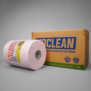 Krclean Chiffons de nettoyage industriels écologiques de haute qualité Serviettes de lavage de voiture sur rouleau Lingettes pour salle blanche de l'usine du Vietnam - Product Image 4