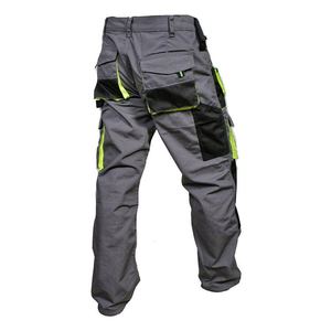 Pantalon cargo en coton à taille mi-haute, lavage foncé, design personnalisé pour hommes, poids moyen, devant plissé, style streetwear, directement de l'usine - Product Image 4