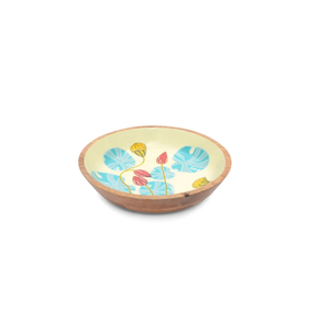 Centerpiece Wood and <b>Printed</b> Bowl Modern Luxury Serving Bowl Fruit <b>Plate</b> Centerpiece Decorative - Product Image 3