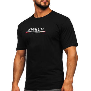 Camisetas personalizadas para hombre Gym Fitness Walk 100% algodón sublimación serigrafiada camiseta lisa en blanco económica Walk Fitness - Product Image 3