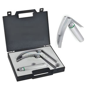 Laryngoscope manuel de taille adulte à prix d'usine avec éclairage à fibre optique pour usage chirurgical - Product Image 1