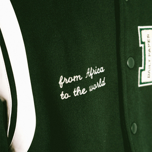 OEM personalizado Logotipo de lana Chenille bordado béisbol Letterman chaquetas hombres Vintage blanco satén Varsity chaquetas servicio OEM - Product Image 6