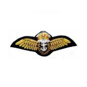 Parche de Ala con Insignia de Piloto de Aviación Bordado de Primera Calidad, Emblema de Pecho de Piloto Personalizado con Rango de Capitán, Bordado en Hilo Metálico - Product Image 1