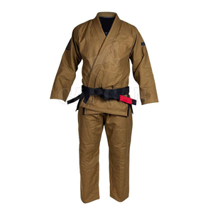 Etiquetas de bordado personalizadas, lazos de cordón azul marino BJJ Gi Kimono estilo Pakistán 100% algodón Ripstop transpirable de secado rápido 300g para hombres - Product Image 3