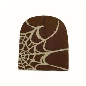 Sombreros elegantes de invierno para deportes al aire libre de buena calidad, gorro de punto con logotipo de Jacquard Y2k personalizado, gorro sin puños con diseño personalizado - Product Image 5