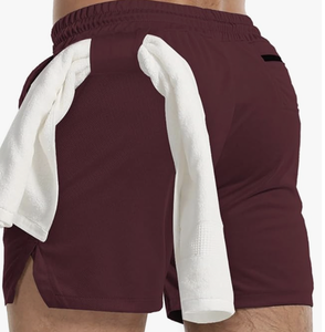 Pantalones Cortos Deportivos de Malla para Hombre, Secado Rápido, Ropa Deportiva Activa, Nailon, Poliéster, Fabricante de Bangladesh - Product Image 1