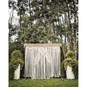 Bohemian Hanging <b>Curtain</b> for Wedding Wall Decorations Elegant Backdrop Hanging Design - Product Image 1