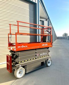 Plataforma Elevadora de Tijera Eléctrica, 12.2M de Altura Máxima, Elevador de Trabajo Aéreo Móvil Industrial de Aleación de Aluminio para Mantenimiento de Almacenes - Product Image 3