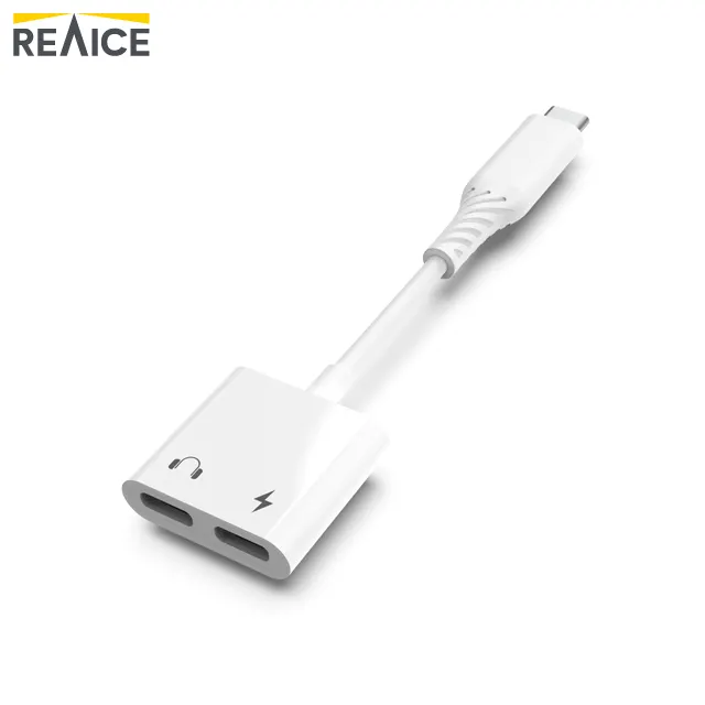 Usb סוג c ל כפול usb c מחבר אודיו נקבה