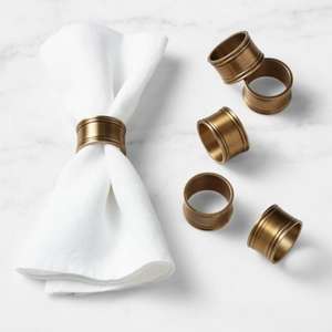 Servilletero de latón de lujo asequible con detalles pulidos en tono dorado para una decoración de mesa de lujo en bodas y banquetes - Product Image 6