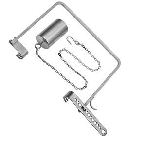 Ensemble de rétracteurs de hanche Charnley en acier inoxydable, instruments chirurgicaux orthopédiques auto-retenus, manuel, classe I pour l'arthroplastie de la hanche, CE - Product Image 3