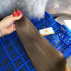 Extensions de cheveux humains vierges Remy de haute qualité 100% non traités, style ondulé, double trame, fabrication au Vietnam, vente en gros - Product Image 1