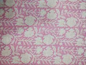 Indian Handmade Cotton Fabric Hand Block Printed Sanganeri Jaipuri with African Pattern for Men's Garments <b>Suits</b> Dresses - Product Image 2