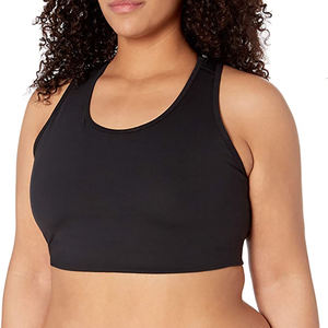 Logo personnalisé haut court pour femmes vente en gros de haute qualité 100% coton haut court pour fille sexy séchage rapide gym fitness yoga haut court - Product Image 1