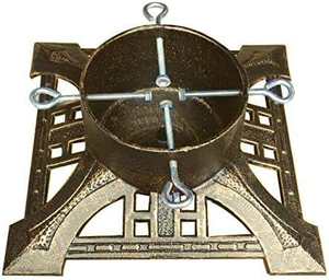 Soporte de árbol de Navidad plegable ecológico duradero hecho a mano clásico Construcción de Metal Base de Color personalizada tornillos de árboles frescos - Product Image 1