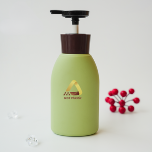 Private Label 300ml Boston Shape Plastic Foam <b>Bottle</b> with <b>Pump</b> for Conditioner Shampoo and Skincare Lotion Use - Product Image 3