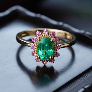 <b>Emerald</b> Cut 925 Sterling <b>Silver</b> or Gold Plated <b>Emerald</b> Engagement Handmade <b>Ring</b> for Women Indian Weddings Wholesale Fine Jewelry - Product Image 6