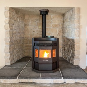 Compre estufa de pellets de madera de biomasa de estilo industrial moderno para calefacción - Product Image 6