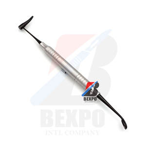 Instrument dentaire manuel en acier de 3.0/4.0mm pour compactage d'implant osseux revêtement demi-noir - Product Image 3
