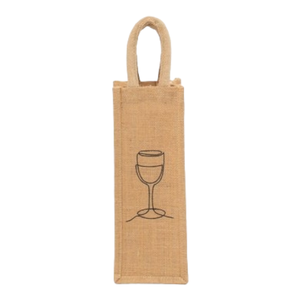 Meilleure vente de sacs à vin en jute personnalisés, porte-bouteille divisé réutilisable logo personnalisé imprimé écologique réutilisable - Product Image 6