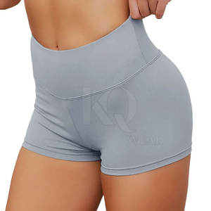 กางเกงขาสั้นออกกำลังกายเอวสูง ยืดหยุ่น ระบายอากาศได้ดี เป็นมิตรกับสิ่งแวดล้อม เหมาะสำหรับโยคะ วิ่ง และการฝึกซ้อม - Product Image 5
