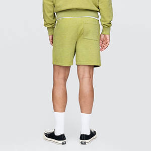 Pantalones cortos lavados con ácido para hombre mejor valorados Ajuste holgado 100% algodón bordado High Street Diseño informal Patrón sólido-Servicio OEM - Product Image 2