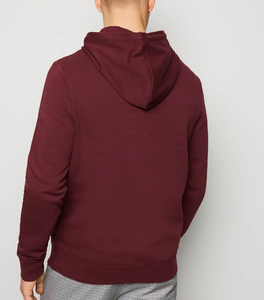 Sweat à capuche en molleton 100% coton pour homme, design personnalisé, style streetwear décontracté pour l'hiver, couleur unie, respirant, personnalisable - Product Image 3