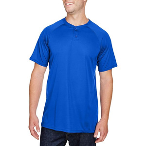 ชุดเครื่องแบบทีมเบสบอลและซอฟต์บอลชุดเล่นกีฬาระบายอากาศมีกระดุมคุณภาพสูงสินค้าออกใหม่ - Product Image 4