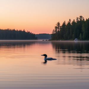Maglietta promozionale a maniche lunghe con citazione divertente sul cigno canadese (Loon) - Product Image 3