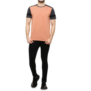 Venta caliente mejor 100% algodón sólido frente Logo Formal Regular Fit camiseta | Transpirable verano gimnasio trajes diarios - Product Image 3