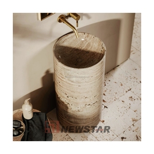 <span class=keywords><strong>Vase</strong></span> à fleurs en bois naturel fait main au design personnalisé pour salon, mariage, fête, intérieur extérieur, évier sur pied décoratif - Product Image 3