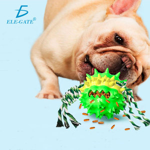 Spazzolino per denti molari per cani, giocattolo sonoro in plastica per animali domestici - Product Image 1