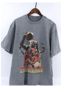 เสื้อฮิปฮอปแขนสองข้างสำหรับผู้ชายเสื้อฮิปฮอปปล่อยไหล่ไซส์พิเศษลำลองลำลอง100% มีกระเป๋าด้านหน้า - Product Image 5