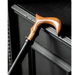 Bastón de Madera Plegable Hecho a Mano, Pulido, Portátil, para Viajes - Product Image 6