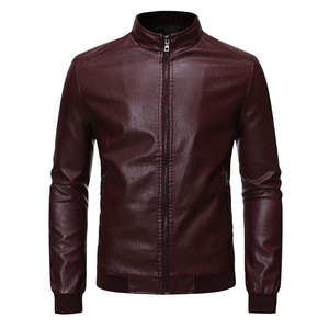 Veste en cuir à capuche de qualité au meilleur prix Veste en cuir à la mode pour hommes Veste en cuir à la mode fabriquée au Pakistan pour homme - Product Image 1