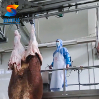 Équipement automatique de traitement du bétail pour abattoir de bovins, couteau de boucherie