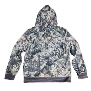 Sudadera con capucha y cremallera para hombre, con estampado de árboles, transpirable, de secado rápido, sublimada, de poliéster, informal, moderna, holgada, para invierno. - Product Image 2