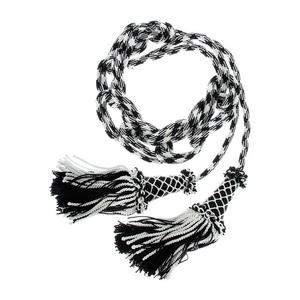 Cordón litúrgico con borlas moradas personalizado, cordón cruzado pectoral con borlas - Product Image 5