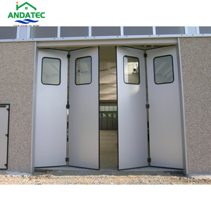 Porte pliante sectionnelle durable Usine de fabrication robuste Quai de chargement d'entrepôt Barrière pliante - Product Image 6