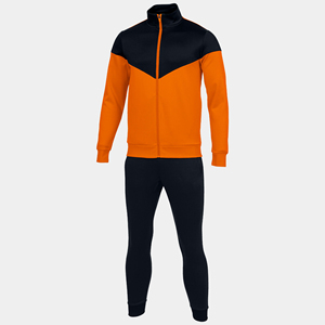 Conjunto de Sudadera con Capucha Naranja de Alta Calidad al por Mayor, Pantalones Deportivos con Cremallera, Traje Deportivo Personalizado con Logotipo, Sudadera Sólida para Mujer - Product Image 1