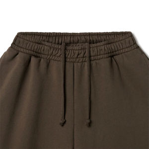 กางเกงวอร์มขากว้างสำหรับผู้ชายกางเกงขาบานผ้าเฟรนช์เทอร์รี่สไตล์เรียบ - Product Image 3