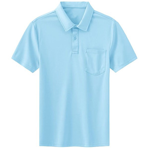 Polos pour hommes 100% polyester Vêtements de sport de qualité supérieure T-shirt polo de golf Chemise avec logo personnalisé pour hommes polos - Product Image 1