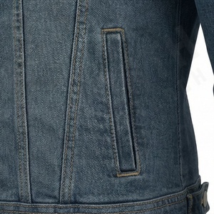 แจ็คเก็ตเดนิมลำลองแบบสั่งทำสำหรับผู้ชาย ไซส์ใหญ่พิเศษ ผ้าฝ้าย 100% ตัวเสื้อมีโลโก้ด้านหน้า ตัวเลือกแบบระบายอากาศได้ดี เหมาะสำหรับฤดูหนาว - Product Image 5