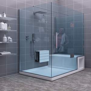 Silla Plegable para Baño, Taburete para Ducha, Banco de Baño, Silla Ahorradora de Espacio, Silla Plegable Montada en la Pared, Asiento Ahorrador de Espacio - Product Image 4