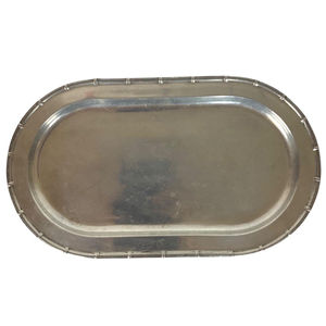 Plat de service en métal aluminium de qualité supérieure, design unique en forme de raisin, vaisselle en métal, style artisanal élégant, plat décoratif pour la cuisine - Product Image 1