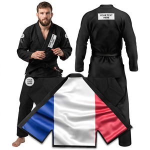 Kimono de Jiu Jitsu Brasileño BJJ Gi, Tejido de Algodón Perla Premium, Corte Relajado, Uniforme de Artes Marciales, Gi Clásico con Parches - Product Image 1