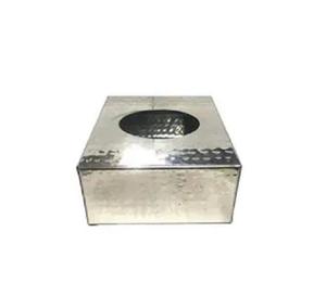 Boîte à mouchoirs en métal argenté pour décoration de table de mariage Artisanat Nouveau look pour article de décoration d'événement - Product Image 4