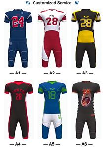 ชุดเสื้อฟุตบอลอเมริกันพิมพ์ลาย 3 มิติ สวมใส่สบาย ทนทาน ผลิตจากโพลีเอสเตอร์ 100% แห้งเร็ว ระบายอากาศได้ดี มีไซส์พลัสสำหรับผู้ชาย - Product Image 6