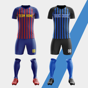 เสื้อเจอร์ซีย์ฟุตบอลสำหรับเยาวชนชุดยูนิฟอร์มชุดฟุตบอลชุดเต็มตัวผลิตตามสั่งแนวย้อนยุค - Product Image 4